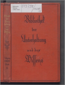Bibliothek der Unterhaltung und des Wissens 1928, Bd. 6