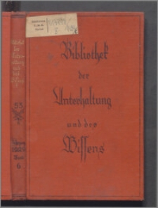 Bibliothek der Unterhaltung und des Wissens 1929, Bd. 6