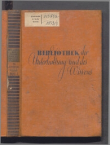 Bibliothek der Unterhaltung und des Wissens 1933, Bd. 3