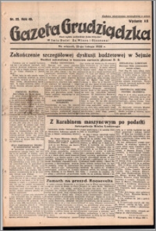 Gazeta Grudziądzka 1933.02.21. R. 40 nr 22