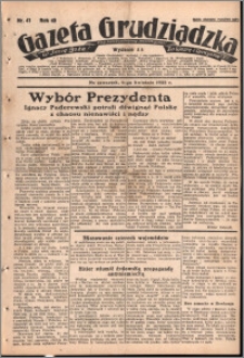 Gazeta Grudziądzka 1933.04.06. R. 40 nr 41