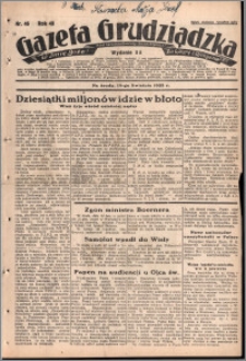Gazeta Grudziądzka 1933.04.19. R. 40 nr 46