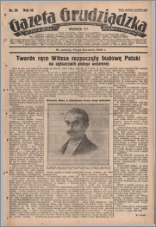 Gazeta Grudziądzka 1933.04.29. R. 40 nr 50