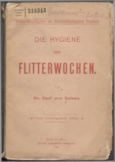 Die Hygiene der Flitterwochen