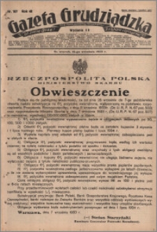 Gazeta Grudziądzka 1933.09.12. R. 40 nr 107