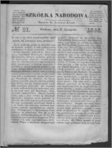Szkółka Narodowa 1848.11.17, No. 21