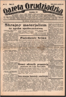 Gazeta Grudziądzka 1934.01.20. R. 41 nr 08