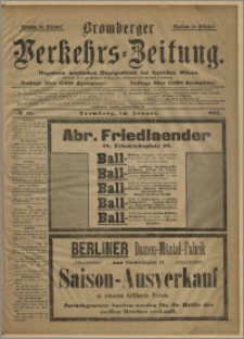 Bromberger Verkehrs-Zeitung : Ungemein wirksames Anzeigenblatt des deutschen Ostens. № 411 (styczeń 1902)