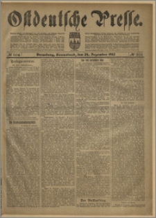 Ostdeutsche Presse. J. 36, № 304 (28 grudnia 1912) [sic!]