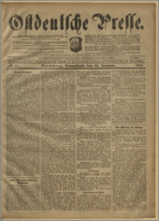 Ostdeutsche Presse. J. 25, № 22 (26 stycznia 1901)