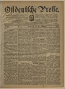 Ostdeutsche Presse. J. 25, № 37 (13 lutego 1901)