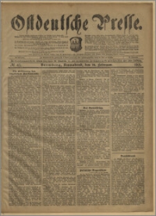 Ostdeutsche Presse. J. 25, № 40 (16 lutego 1901)