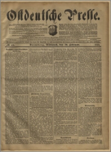 Ostdeutsche Presse. J. 25, № 43 (20 lutego 1901)