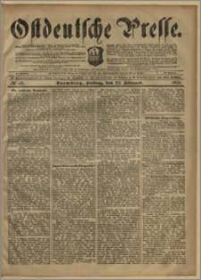 Ostdeutsche Presse. J. 25, № 45 (22 lutego 1901)