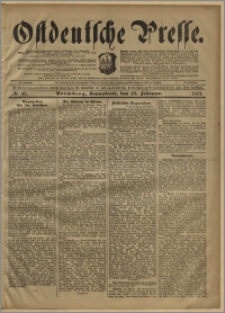 Ostdeutsche Presse. J. 25, № 46 (23 lutego 1901)