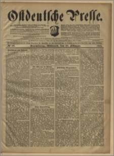 Ostdeutsche Presse. J. 25, № 49 (27 lutego 1901)