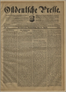 Ostdeutsche Presse. J. 25, № 90 (18 kwietnia 1901)