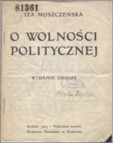 O wolności politycznej