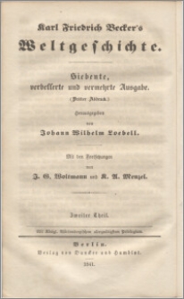 Karl Friedrich Becker's Geschichte der alten Welt. T. 2