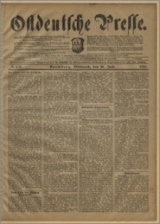 Ostdeutsche Presse. J. 25, № 159 (10 lipca 1901)