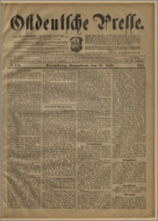 Ostdeutsche Presse. J. 25, № 162 (13 lipca 1901)