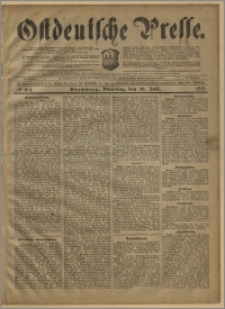 Ostdeutsche Presse. J. 25, № 164 (16 lipca 1901)