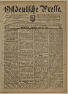 Ostdeutsche Presse. J. 25, № 176 (30 lipca 1901)