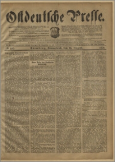 Ostdeutsche Presse. J. 25, № 186 (10 sierpnia 1901)