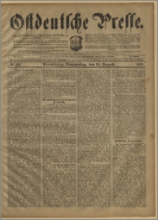 Ostdeutsche Presse. J. 25, № 190 (15 sierpnia 1901)