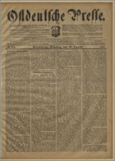 Ostdeutsche Presse. J. 25, № 194 (20 sierpnia 1901)