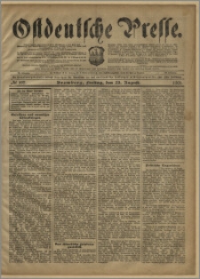 Ostdeutsche Presse. J. 25, № 197 (23 sierpnia 1901)