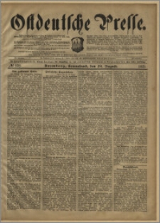 Ostdeutsche Presse. J. 25, № 198 (24 sierpnia 1901)