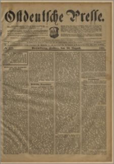 Ostdeutsche Presse. J. 25, № 203 (30 sierpnia 1901)