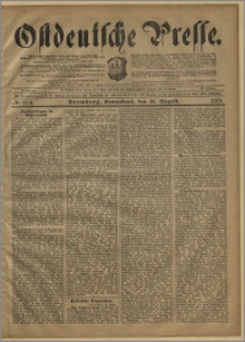 Ostdeutsche Presse. J. 25, № 204 (31 sierpnia 1901)