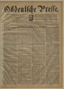 Ostdeutsche Presse. J. 25, № 209 (6 września 1901)