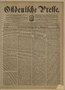 Ostdeutsche Presse. J. 25, № 211 (8 września 1901)