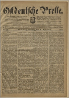 Ostdeutsche Presse. J. 25, № 212 (10 września 1901)