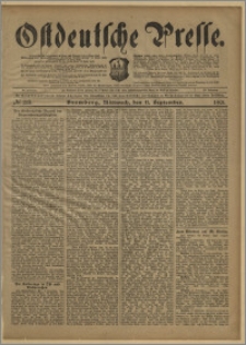 Ostdeutsche Presse. J. 25, № 213 (11 września 1901)