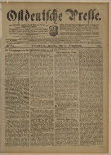 Ostdeutsche Presse. J. 25, № 215 (13 września 1901)