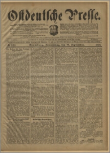 Ostdeutsche Presse. J. 25, № 220 (19 września 1901)