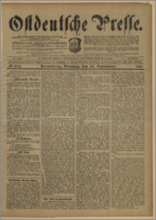 Ostdeutsche Presse. J. 25, № 224 (24 września 1901)