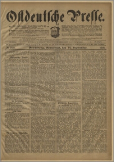 Ostdeutsche Presse. J. 25, № 228 (28 września 1901)