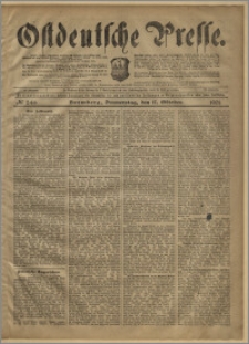 Ostdeutsche Presse. J. 25, № 244 (17 października 1901)