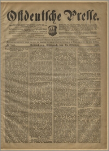 Ostdeutsche Presse. J. 25, № 249 (23 października 1901)