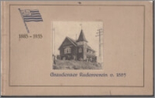 50 Jahre Graudenzer Ruderverein v. 1885 t. z. Grudziądz.