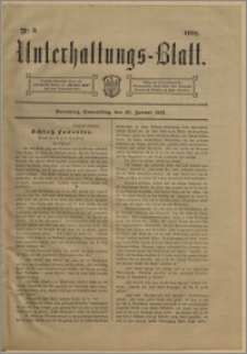 Unterhaltungs-Blatt. Nr. 2 (10 stycznia 1901) / redaktor odpowiedzialny H. Singer