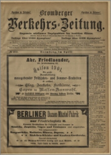 Bromberger Verkehrs-Zeitung : Ungemein wirksames Anzeigenblatt des deutschen Ostens. № 372 (kwiecień 1901)