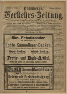 Bromberger Verkehrs-Zeitung : Ungemein wirksames Anzeigenblatt des deutschen Ostens. № 382 (czerwiec 1901)