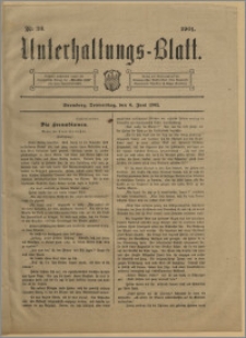 Unterhaltungs-Blatt. Nr. 23 (6 czerwca 1901) / redaktor odpowiedzialny H. Singer