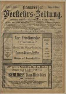 Bromberger Verkehrs-Zeitung : Ungemein wirksames Anzeigenblatt des deutschen Ostens. № 393 (wrzesień 1901)